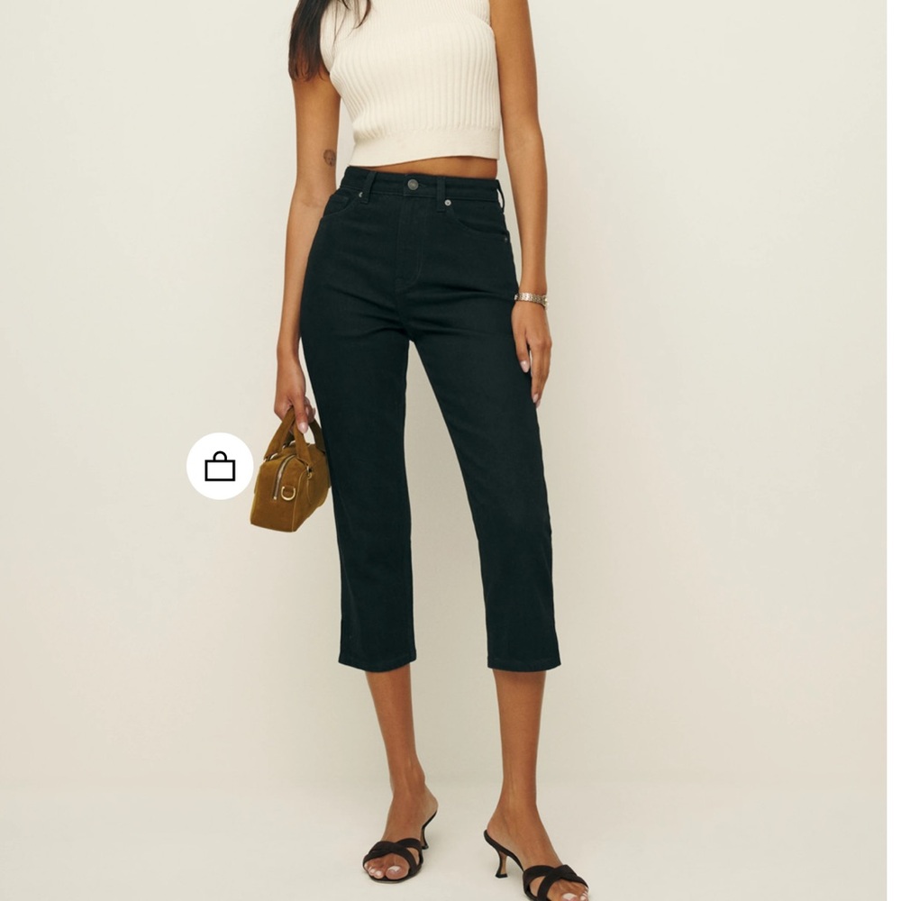 REFORMATION Lucy High Rise Capri Jeans